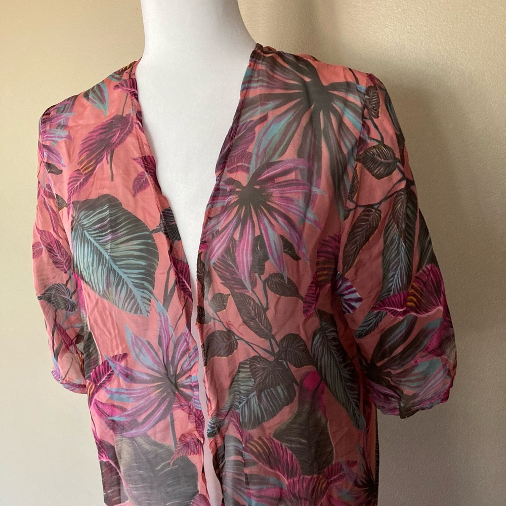 Silk Duster Long Cardigan